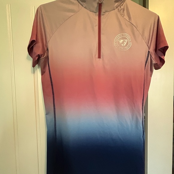 Shires Aubrion Highgate Womens Short Sleeve Base Layer - Ombre. - Picture 3 of 10